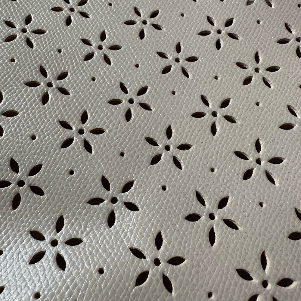 Coach Brown Laser-Cut Tote Bag - Picture 11 of 12